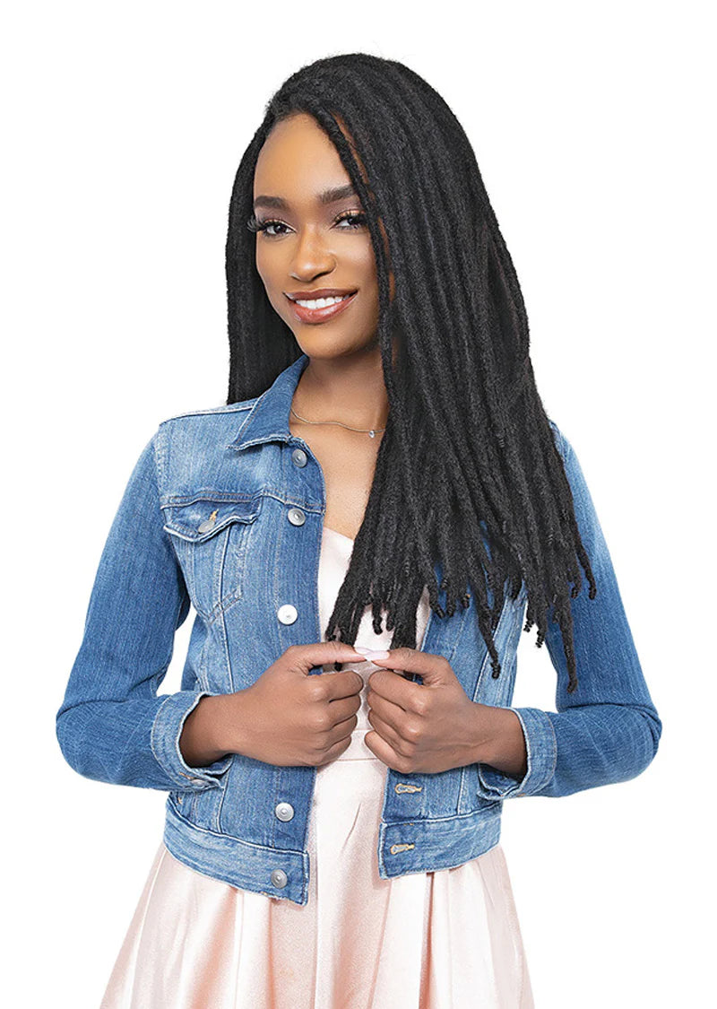 EDGE Loc & Roll 100% Human Braid 6" Natural Black