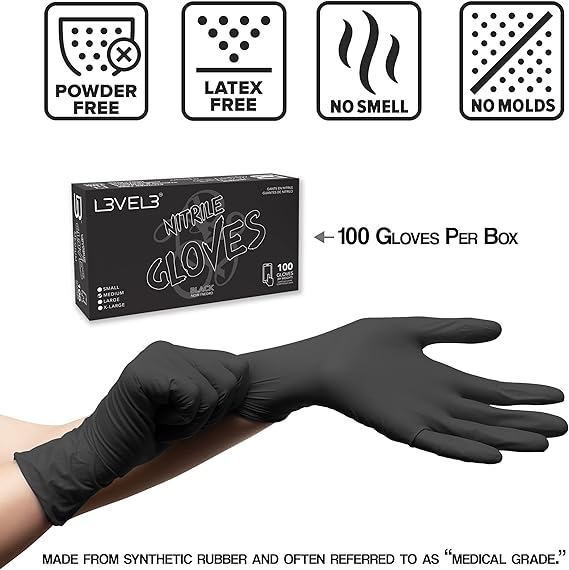 Level3 Nitrile Gloves 100 Pack