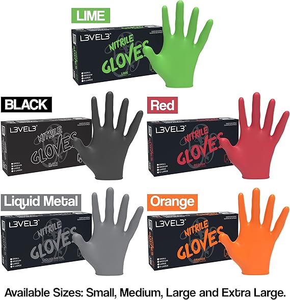 Level3 Nitrile Gloves 100 Pack