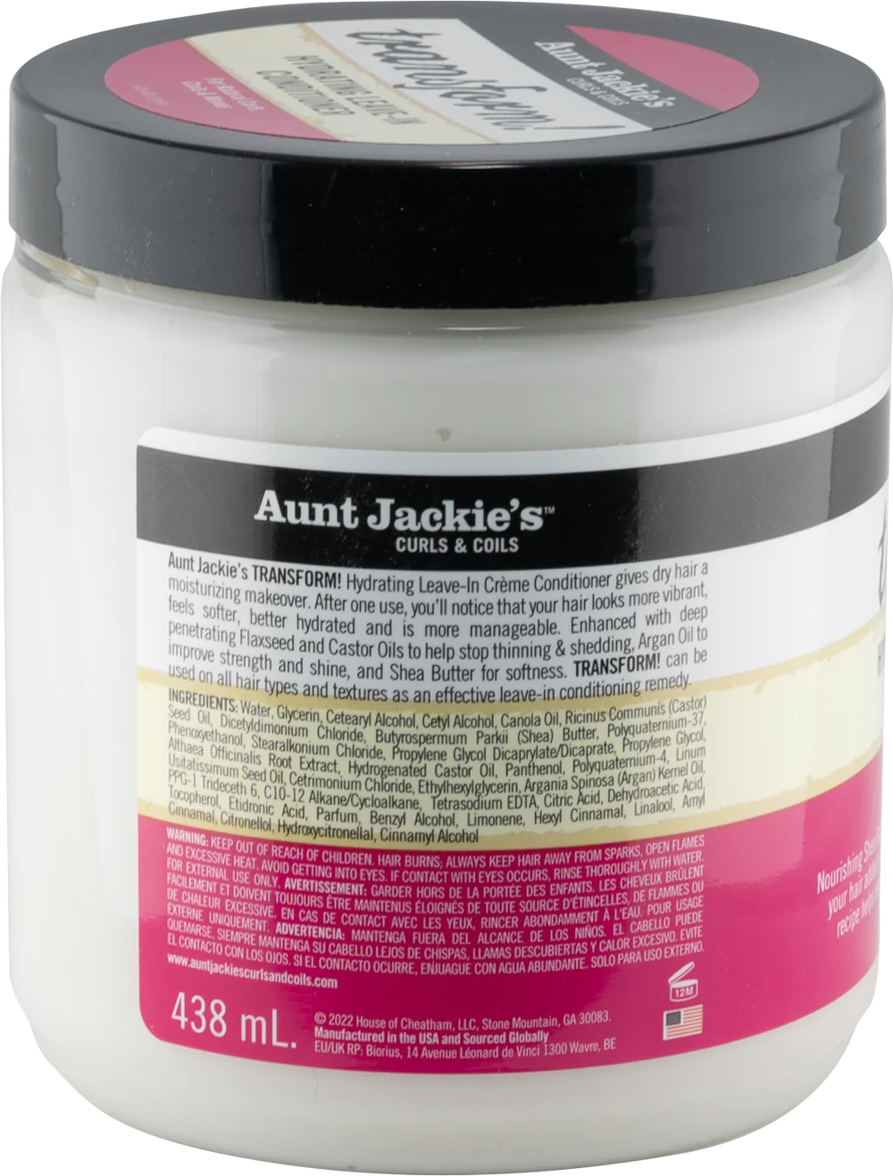 Aunt Jackie's Transform Hydrating Leave-in Conditioner 15 oz