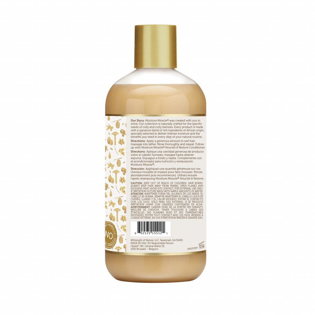 African Pride Moisture Miracle Shampoo 12 oz