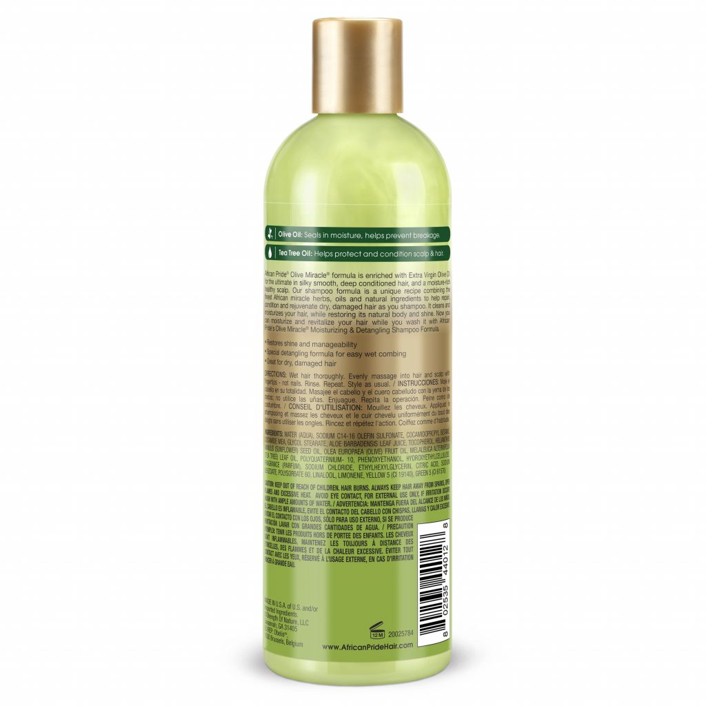 African Pride Olive Miracle 2-in-1 Shampoo 12 oz