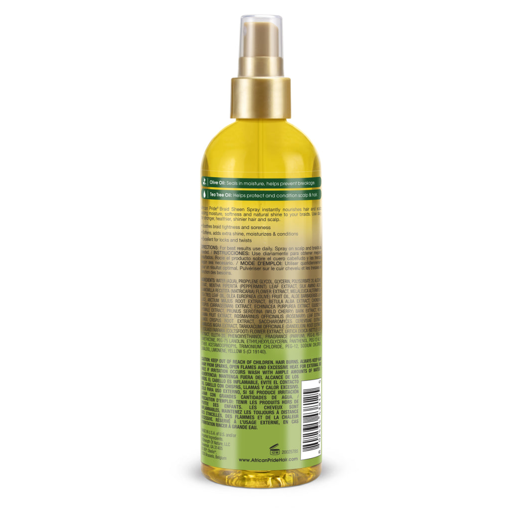 African Pride Olive Miracle Braid Sheen Spray -Anti Breakage- 12 oz