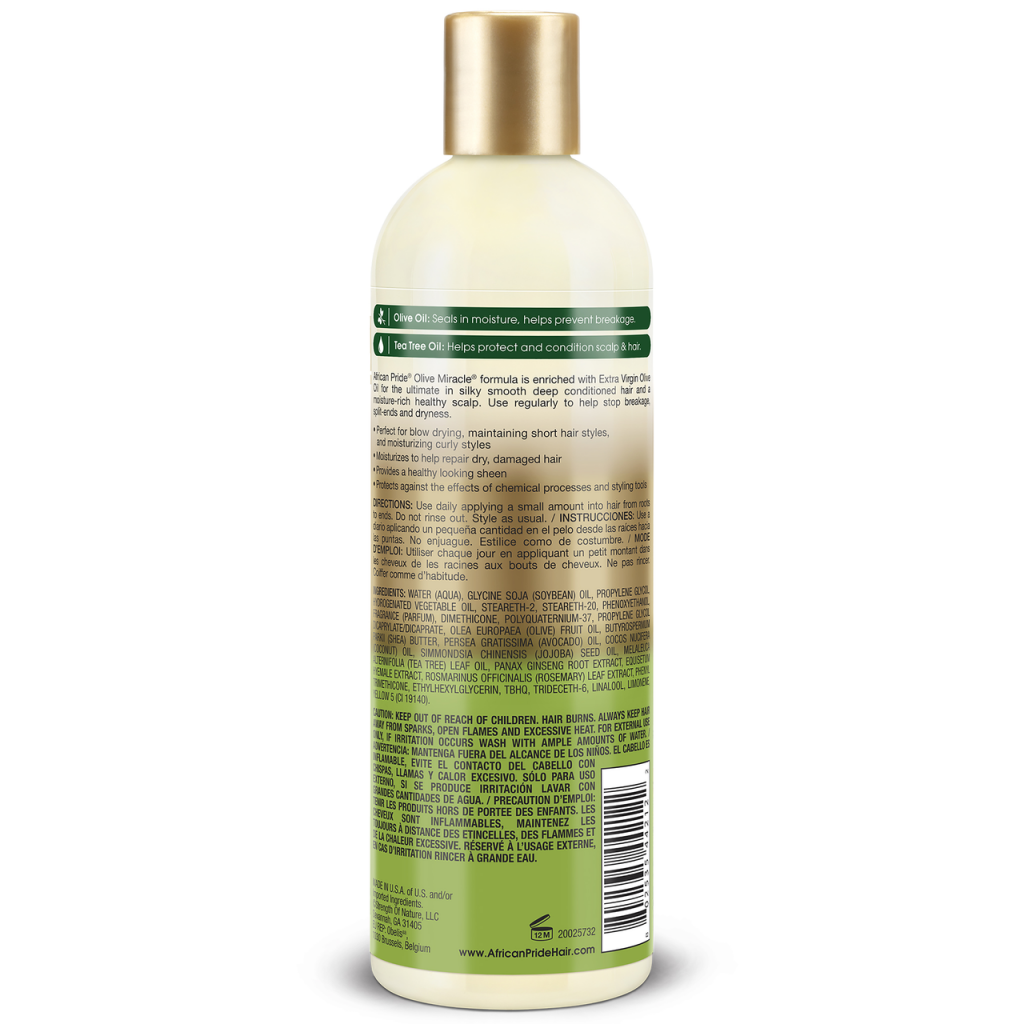 African Pride Olive Miracle Oil Moisturizing Lotion 12 oz
