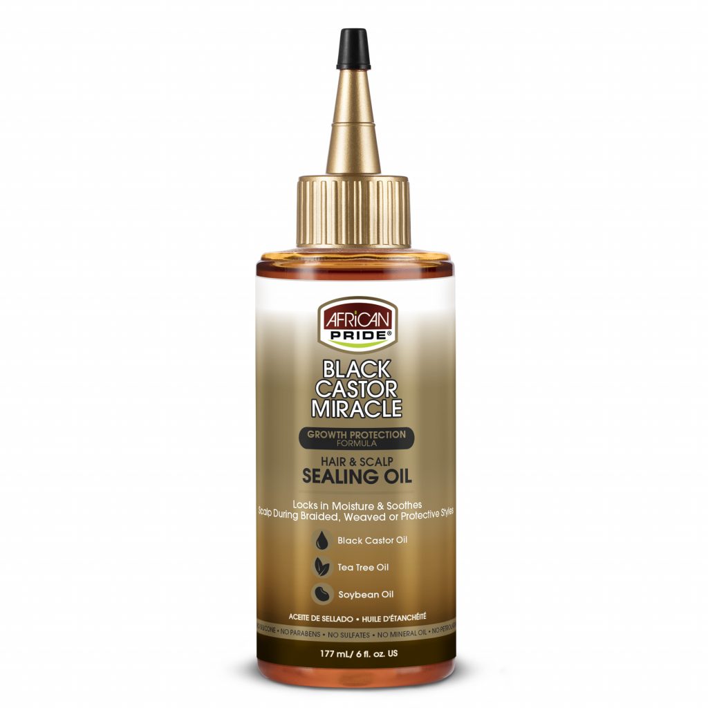 African Pride Black Castor Miracle Sealing Oil 6 oz