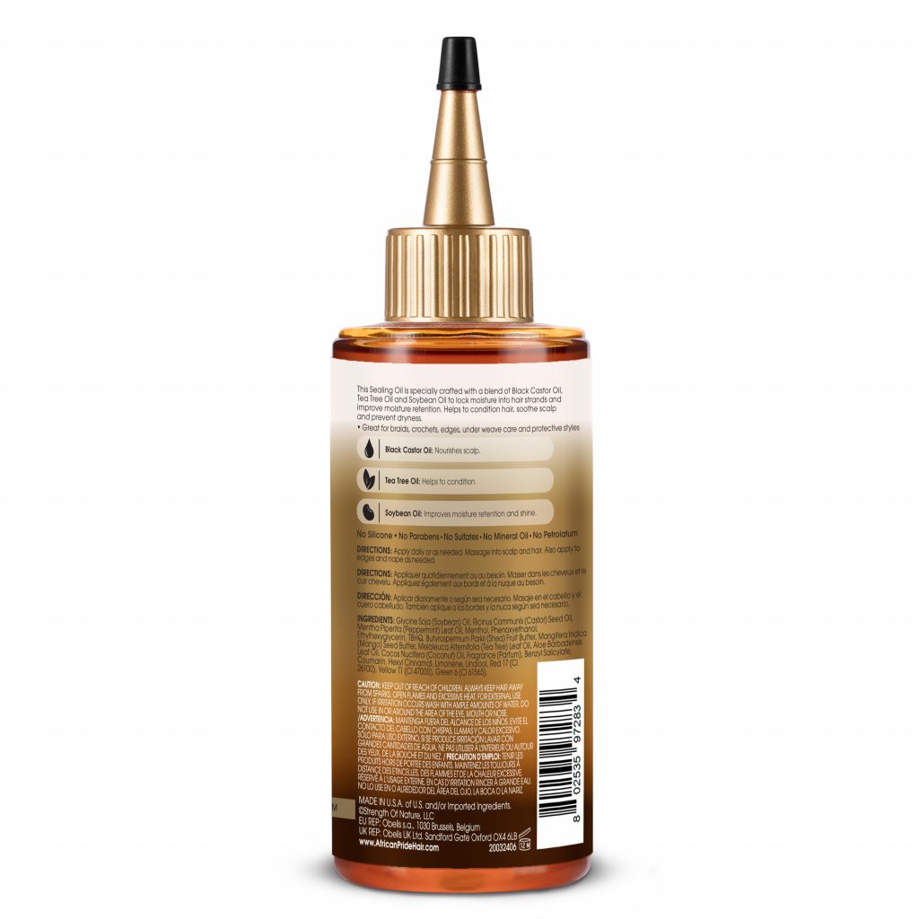 African Pride Black Castor Miracle Sealing Oil 6 oz