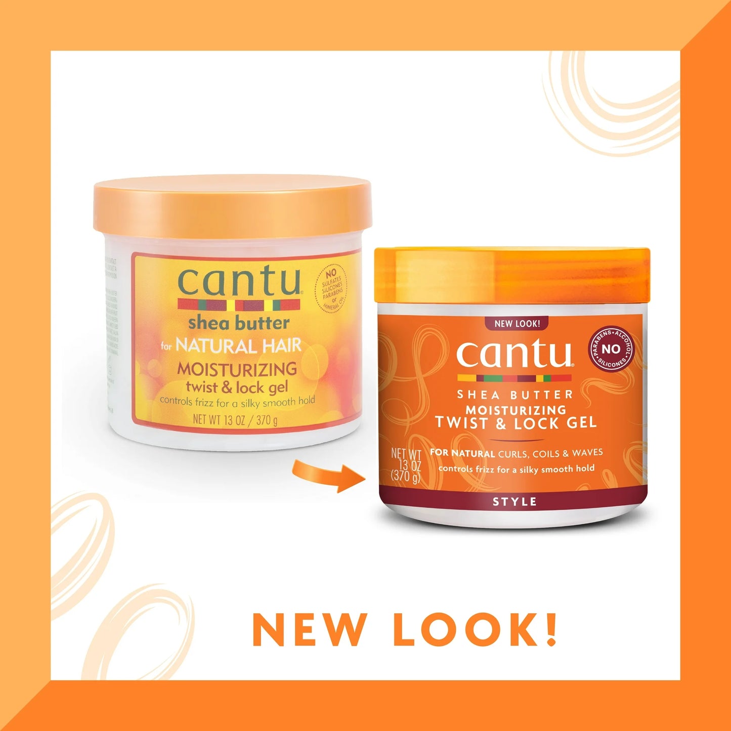 Cantu Twist & Lock Gel 13 oz