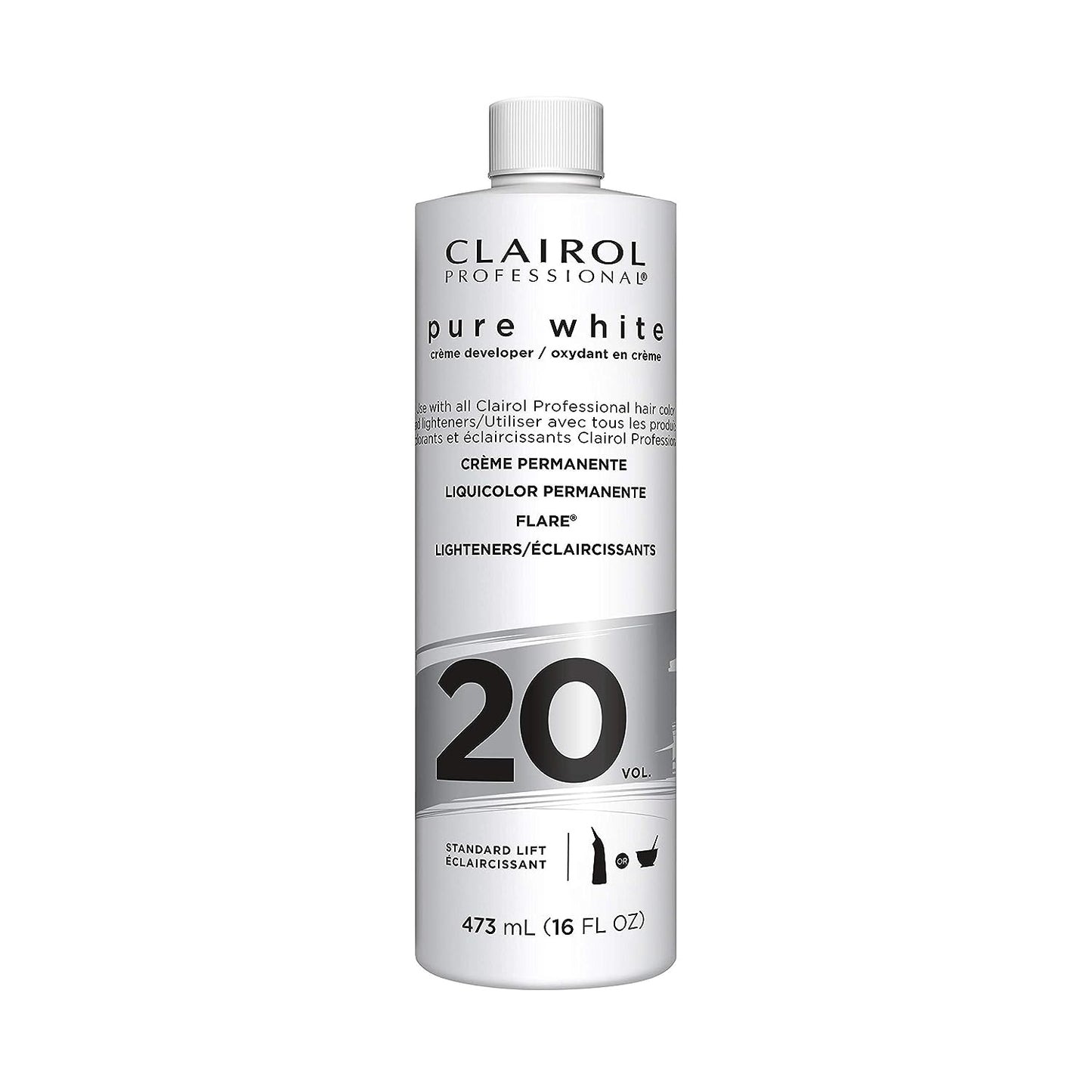 Clairol Professional Pure White 20 volume Developer 16 oz