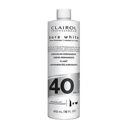 Clairol Professional Pure White 40 volume Developer 16 oz