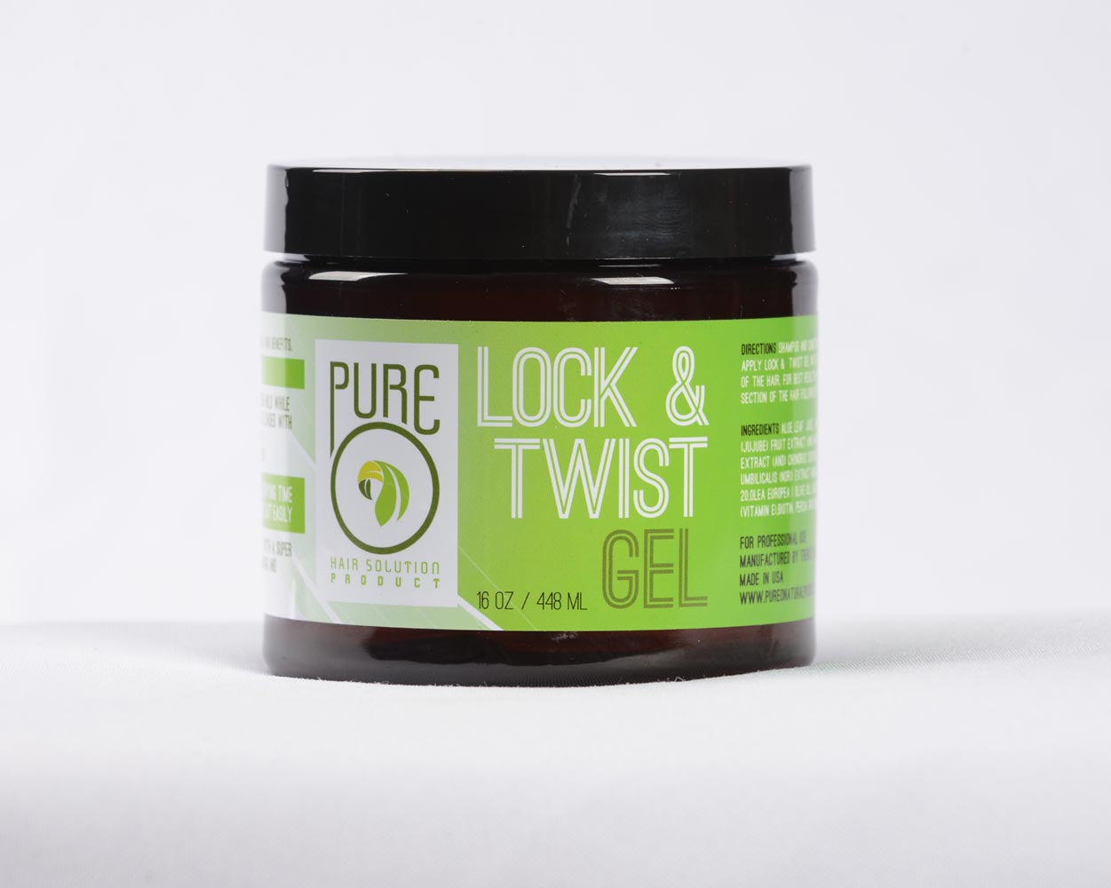 Pure O Neatbraid Twist & Lock Gel 16 oz