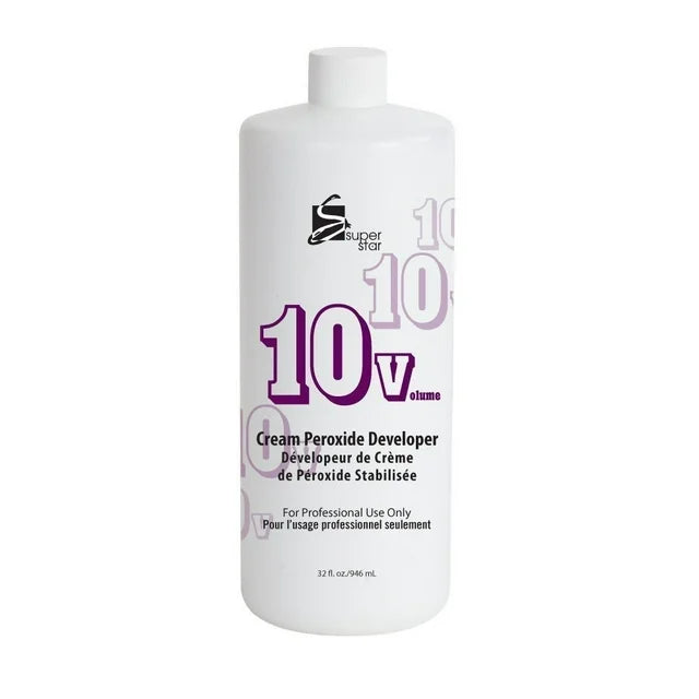 Super Star 10 Volume Cream Peroxide Developer 32 oz