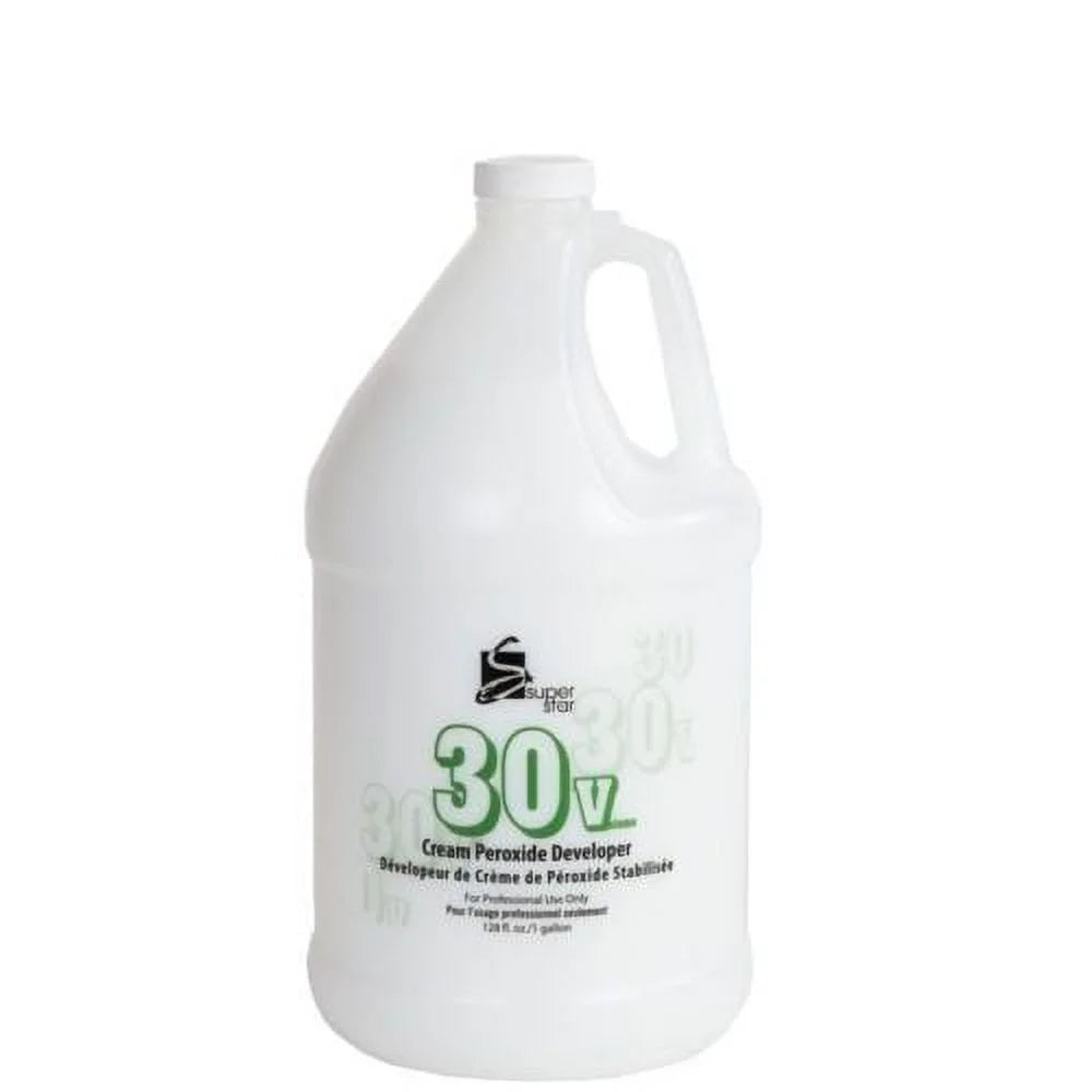 Super Star 30 Volume Cream Peroxide Developer 1 GAL