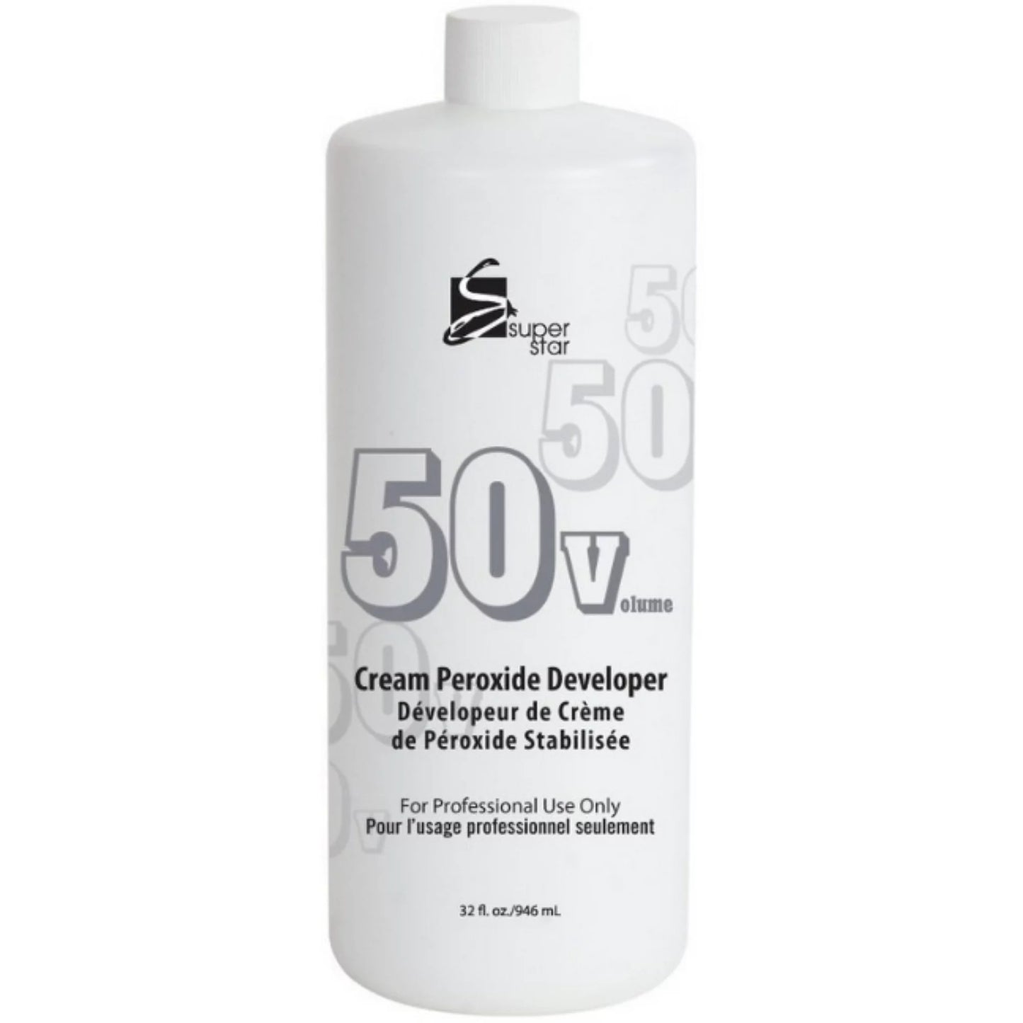 Super Star 50 Volume Cream Peroxide Developer 32 oz