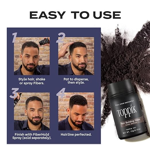 Toppik Hair Building Fiber Black 12g / 0.42 oz