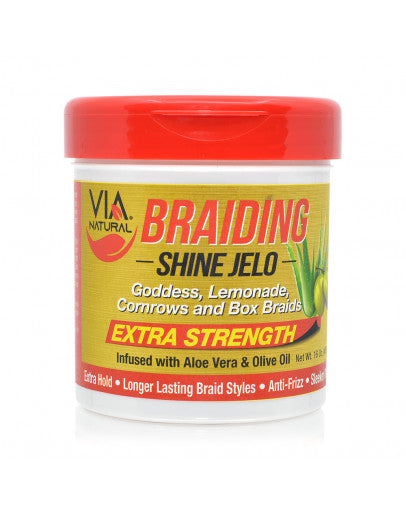 Via Braiding Shine Jelo Extra Strength 16 oz