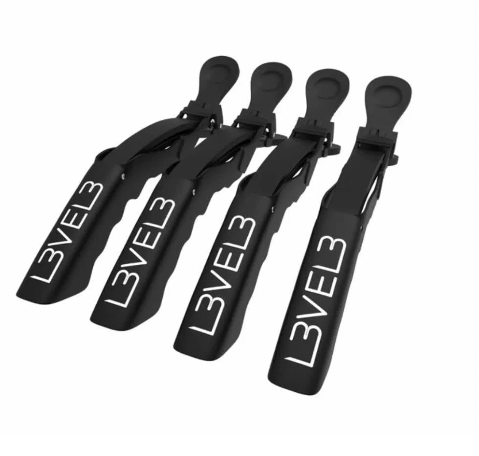 Level3 Hair Croc Clips 4 pieces