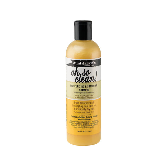 Aunt Jackie's Oh So Clean Moisturizing Softening Shampoo 12 oz