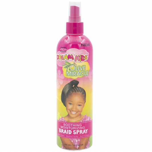 African Pride Dream Kids Smoothing Moisturizing Braid Spray 12 oz