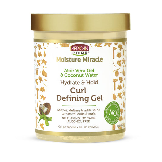 African Pride Moist Miracle Curl Defining Gel 18 oz