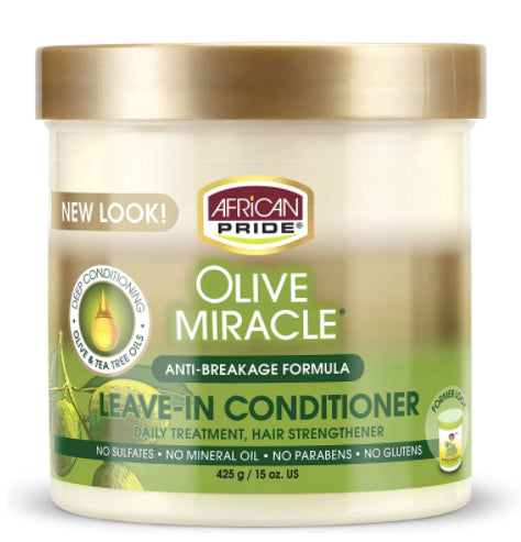 African Pride Olive Miracle Leave In Conditioner 15 oz