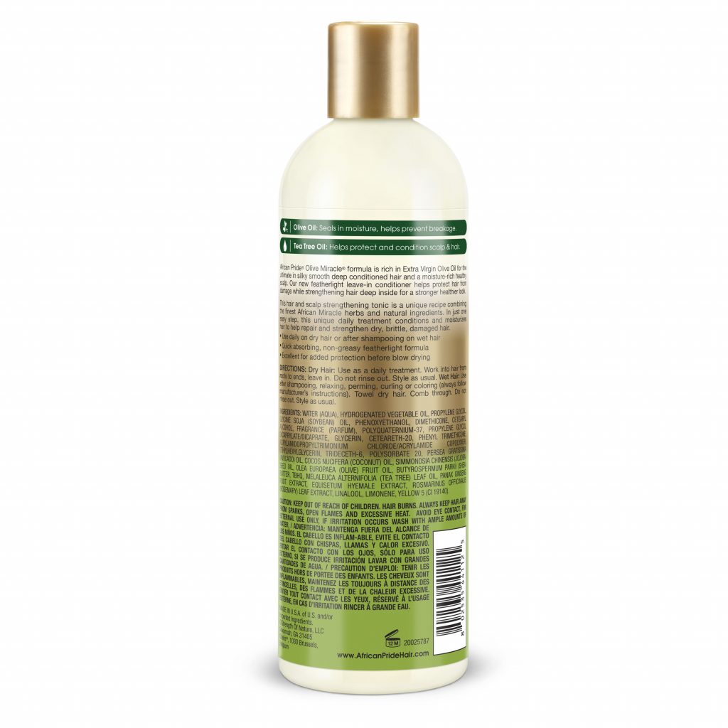 African Pride Olive Miracle Leave-in Conditioner 12 oz