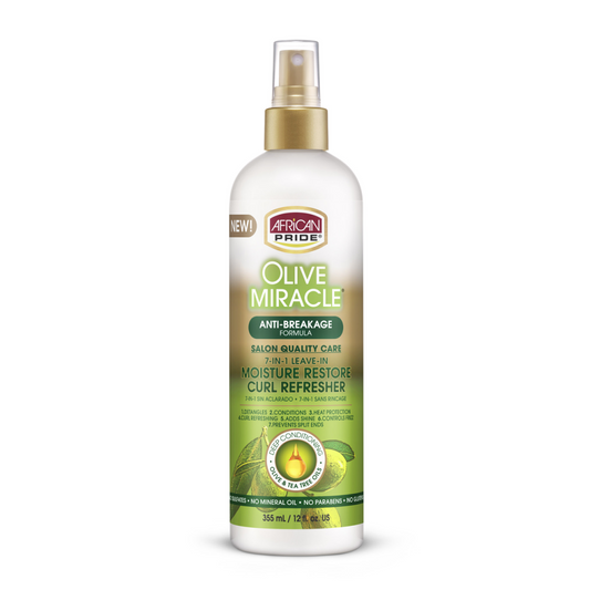 African Pride Olive Miracle Curl Refresher 12 oz