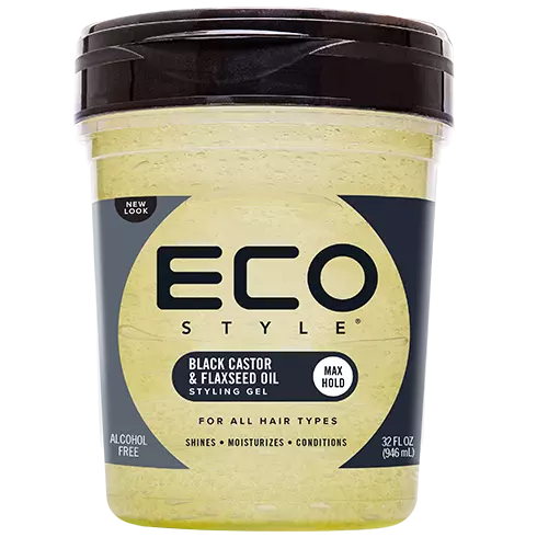 Eco Style Styling Gel Black Castor Oil 32 oz