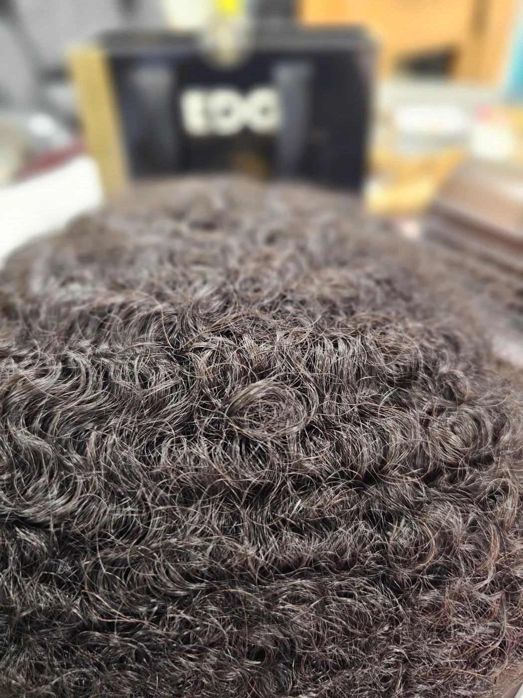 EDGE 100% Human Wave Lace Unit For Man #Natural Black
