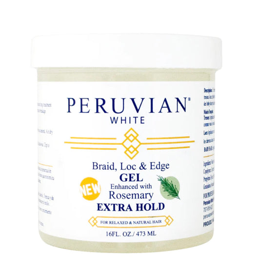 Peruvian Braids Loc & Edge Gel with Rosemary 16 oz