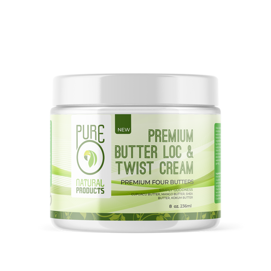 Pure O Premium Four Butter Loc & Twist Cream 16 oz