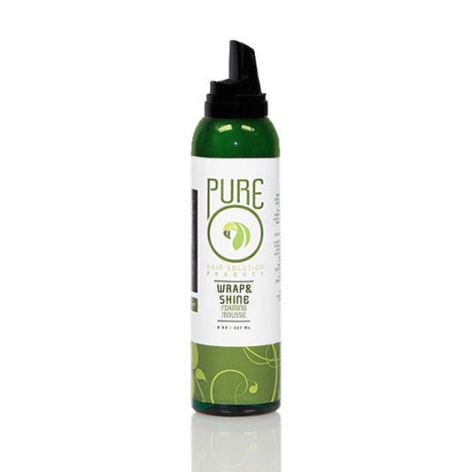 Pure O Wrap & Shine Foaming Mousse 7 oz