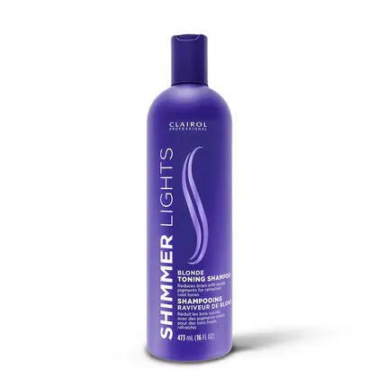 Clairol Shimmer Lights Blonde Toning Shampoo 16 oz
