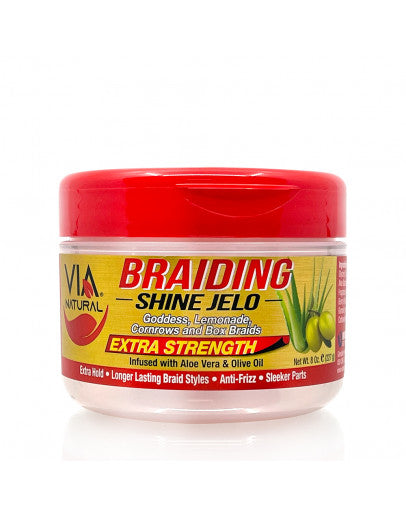 Via Braiding Shine Jelo Extra Strength 8 oz