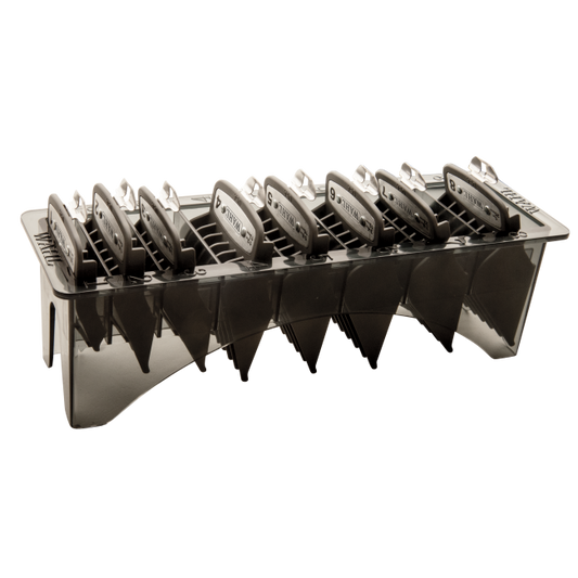 WAHL Premium Cutting Guides-#1-#8 Guides w/ Organizer