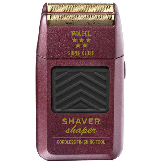 WAHL 5 Star Cord/Cordless Shaver/Shaper - Red
